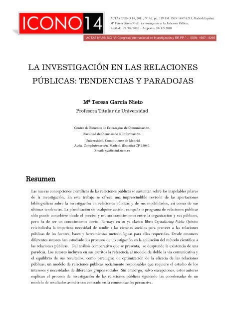 + Descargar - Asociación de Investigadores en Relaciones Públicas