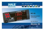 manual de conductor (1.14 MB) - Hale electronic GmbH