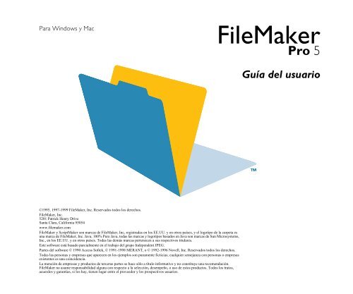 FMP 5 Guía del usuario - FileMaker