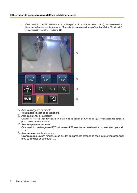 Manual de instrucciones Serie WV-SF430 - psn-web.net screenshot