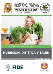 nutrición, dietética y salud - Colegio de Nutricionistas del Perú