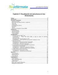 Capítulo 3: Visualización de estructuras en tres dimensiones