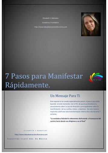 7 Pasos para Manifestar Rápidamente. - La Ley de Atraccion ...