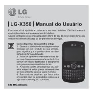 LG-X350 Manual do Usuário - Girafa