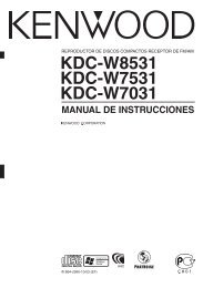 DPX-U099 DPX-U077 取扱説明書 - Kenwood