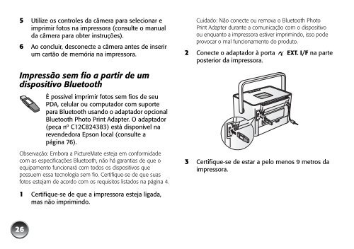 Manual da impressora - Epson