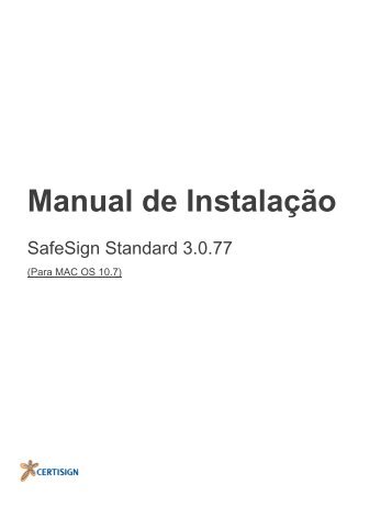 Download Manual SafeSign