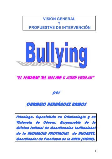 23_Bullying_articulo.. - No lo permitas actua