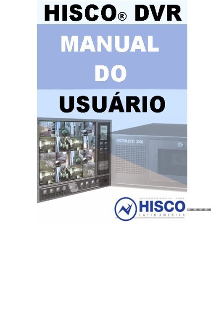 Hisco® DVR Series MANUAL DO USUÁRIO