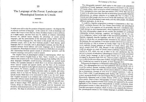 Gell, The Language of the Forest.pdf - Townsend Humanities Lab