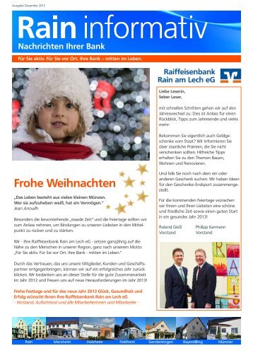 Rain informativ_Dezember 2012.cdr - Raiffeisenbank Rain am Lech ...
