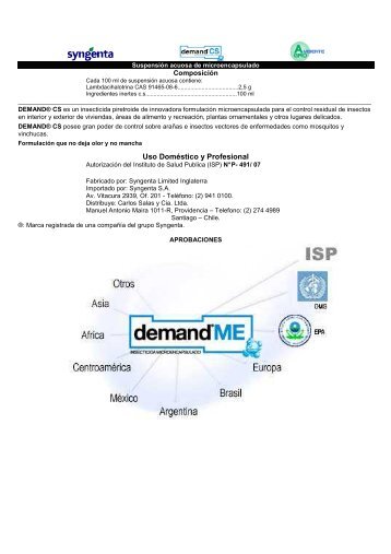 FICHA TECNICA DEMAND CS - Control de plagas