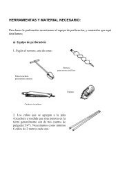 HERRAMIENTAS Y MATERIAL NECESARIO: - PROINDER