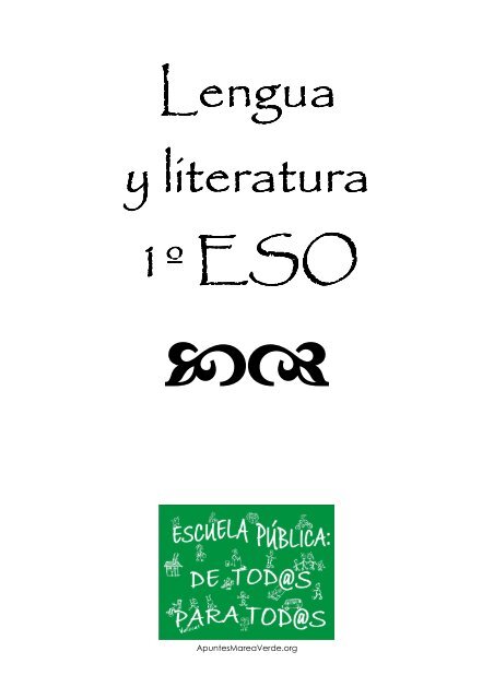 ABECEDARIO PARA NIÑOS, Apuntes de Lengua y Literatura