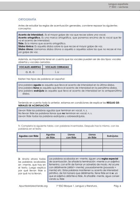 1º ESO Libro completo - Apuntes Marea Verde