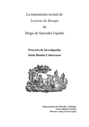 La transmisión textual de Locuras de Europa