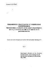 Pensamientos y prácticas en las arqueologías ... - UAB-Asome