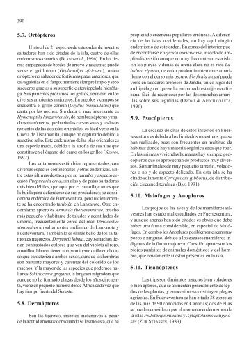 Fauna Terrestre: los Artrópodes. In: Delgado, O. R.
