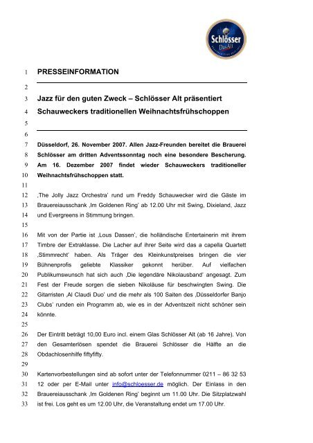 Schlosser Alt Prasentiert Schauweckers Traditionellen