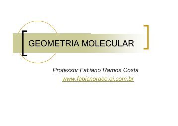 Moleculas Geometria Molecular - Marista