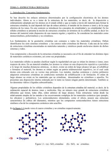 Tema2.MaterialesCERAMICOS.EstructuraCRISTALINA.2008