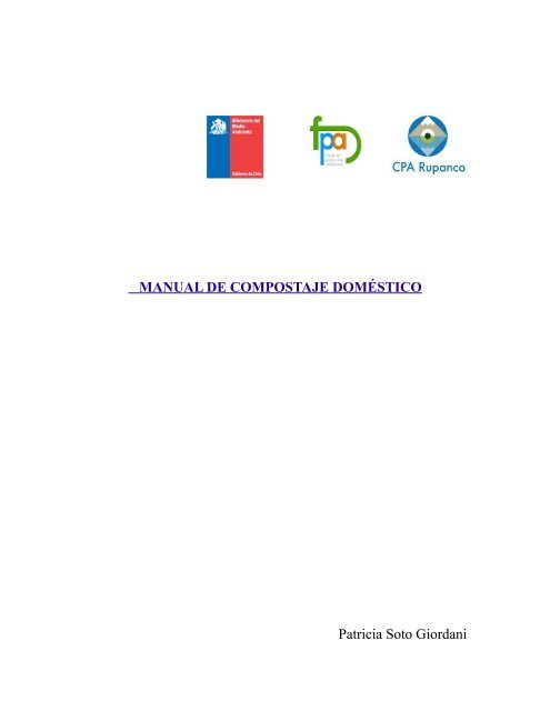 MANUAL DE COMPOSTAJE DOMÉSTICO Patricia ... - CPA Rupanco