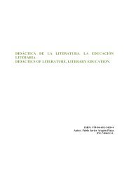 didáctica de la literatura. la educación literaria didactics ... - Eduinnova