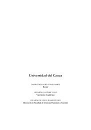La autobiografía: vida, memoria y escritura - Universidad del Cauca