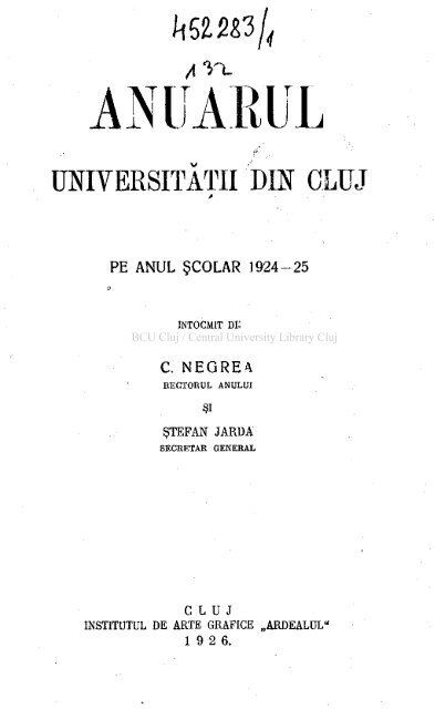 Anuar Universitar