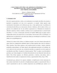 CARACTERIZACIÓN FÍSICA DE AEROSOLES ... - Acta Microscopica