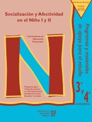 Socialización y Afectividad en el Niño II - Escuela Normal del Estado