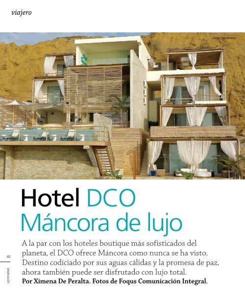 Hotel DCO Máncora de lujo - DCO Suites, Lounge & Spa