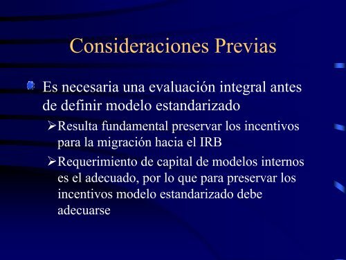 Nuevo Acuerdo de Capital de Basilea II: Experiencia ... - Sbs.gob.pe