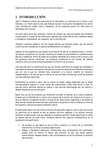 Alan Chalmers Que Es Esa Cosa Llamada Ciencia Pdf