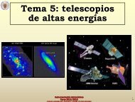 Telescopios de altas energías. - GUAIX