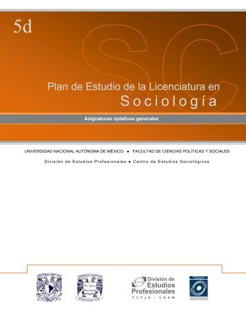 Sociología - Centro de Estudios Sociológicos - Universidad ...