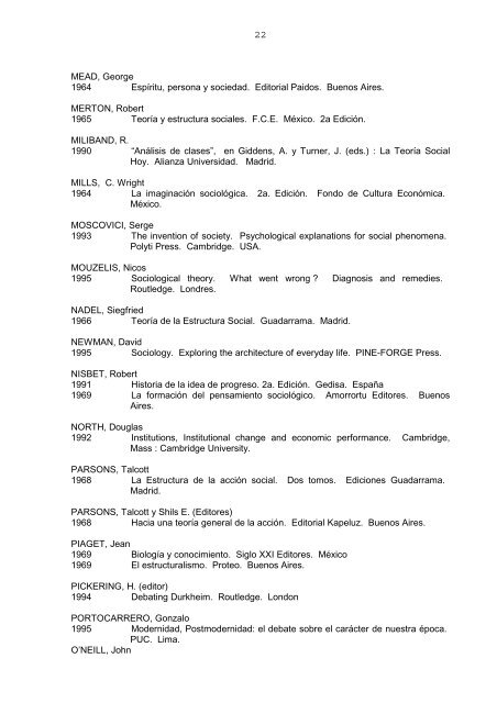 RETOS ACTUALES DE LA TEORIA SOCIOLOGICA Orlando Plaza1 ...