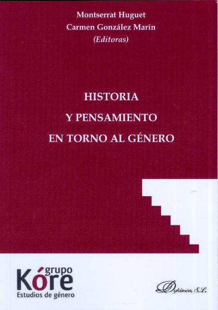 Historia y pensamiento en torno al género - E-Archivo - Universidad ...