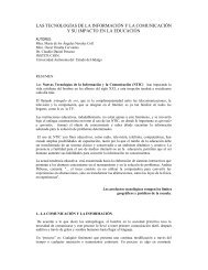 las tecnologías de la información y la comunicación y su impacto en ...