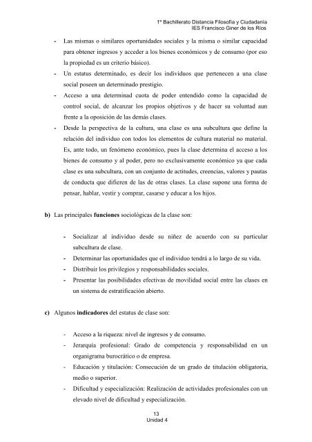 Unidad 4 La dimensión sociocultural del ser humano - adistanciaginer