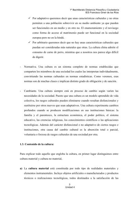 Unidad 4 La dimensión sociocultural del ser humano - adistanciaginer