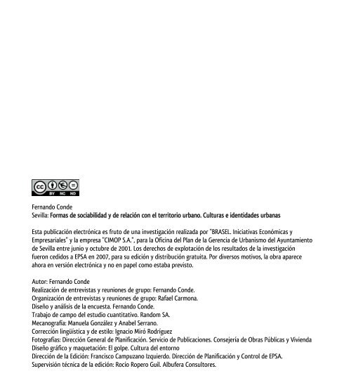 Formas de sociabilidad y de relación con el territorio urbano - CIMOP