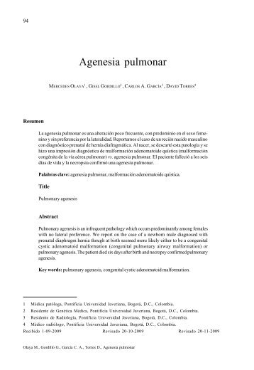 agenesia de la expresión