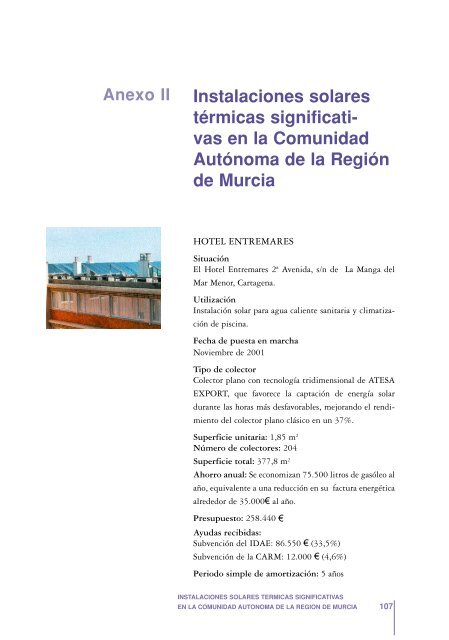 Energia termica en Murcia - Lasenergiasrenovables.com