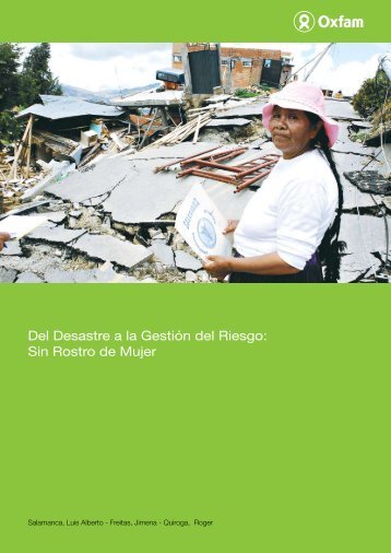 Del Desastre a la Gestión del Riesgo: Sin Rostro ... - Social Resilience