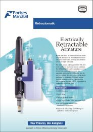 Electrically Retractable Armature - Forbes Marshall