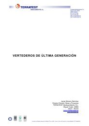 VERTEDEROS DE ÚLTIMA GENERACIÓN - Terratest