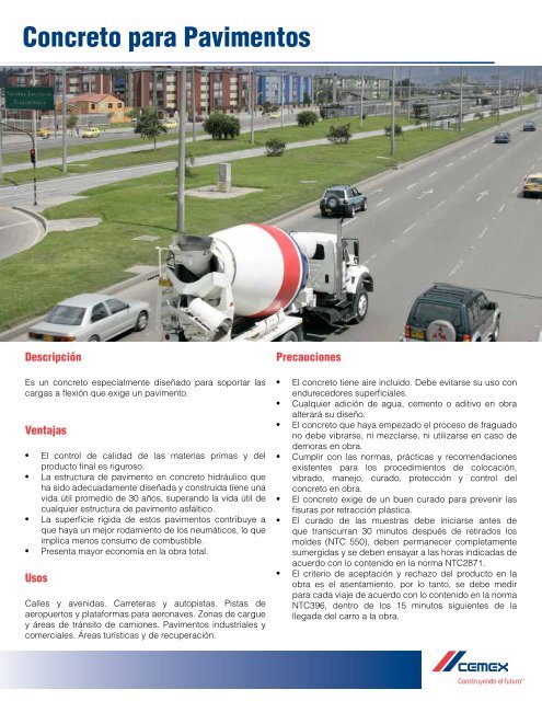 Catálogo de Productos - Cemex Colombia