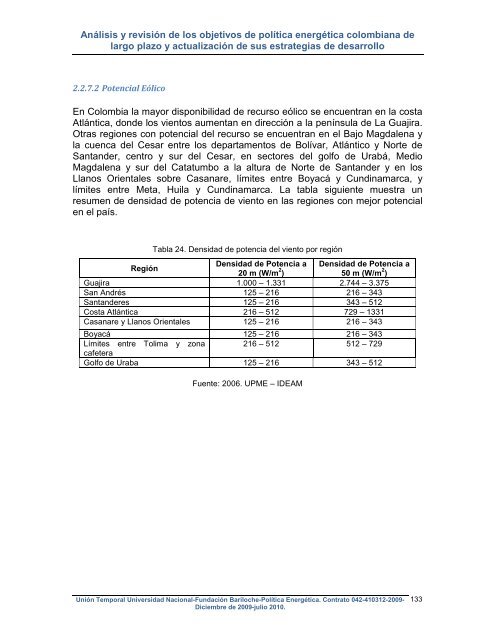 Plan Energético Nacional - Upme