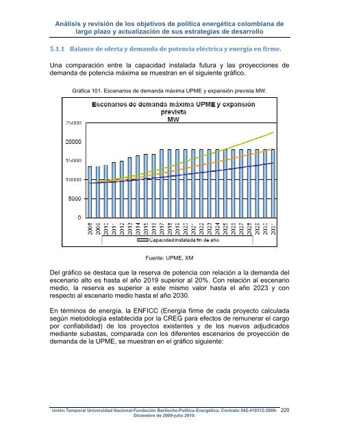 Plan Energético Nacional - Upme